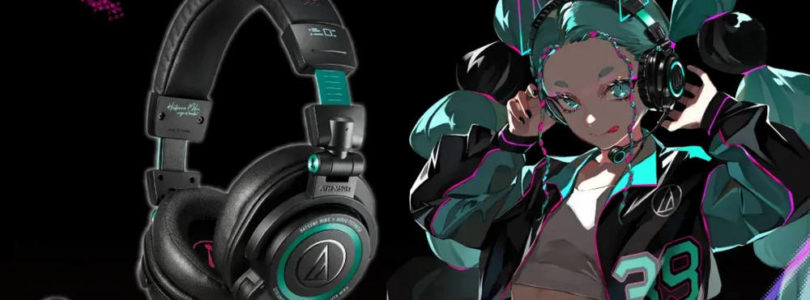 Audio-Technica x Hatsune Miku_Nuevos auriculares para streaming edición limitada