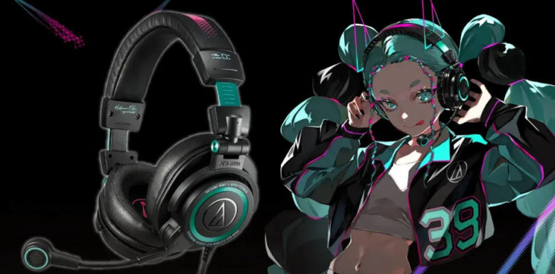 Audio-Technica x Hatsune Miku_Nuevos auriculares para streaming edición limitada