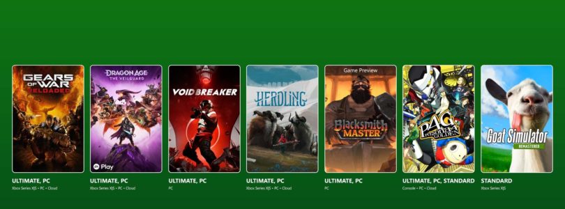 Próximamente en Game Pass: Gears of War: Reloaded, Dragon Age: The Veilguard, Void/Breake, y muchos más