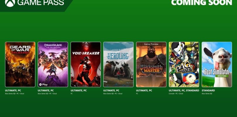 Próximamente en Game Pass: Gears of War: Reloaded, Dragon Age: The Veilguard, Void/Breake, y muchos más