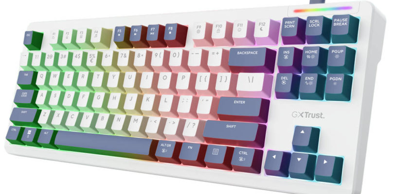 Nuevo teclado mecánico gaming GXTrust Xyra intercambiable en caliente