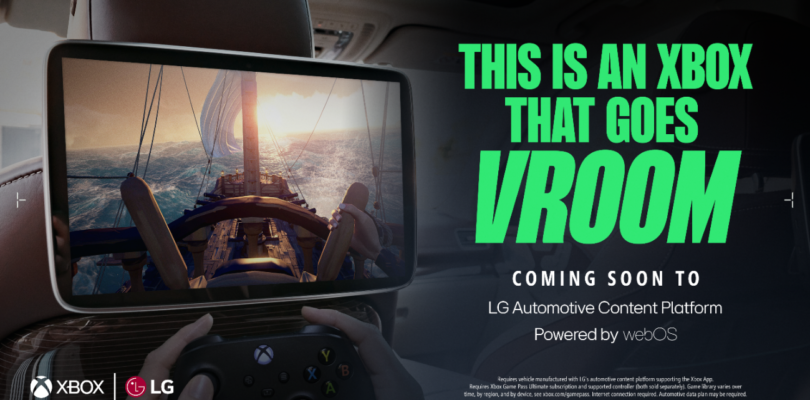 Xbox Cloud Gaming (Beta) llega a vehículos seleccionados en colaboración con LG