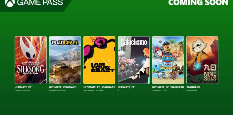 Próximamente en Game Pass: Hollow Knight: Silksong, RoadCraft, I Am Your Beast y muchos más