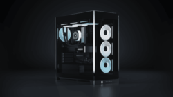 Corsair presenta frame 4500x, con cristal panorámico envolvente para montajes de pc impresionantes