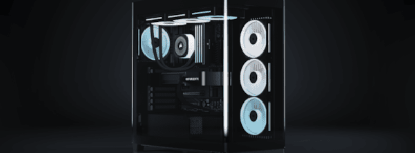 Corsair presenta frame 4500x, con cristal panorámico envolvente para montajes de pc impresionantes