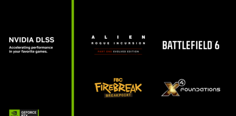 NVIDIA anuncia DLSS 4 para Alien: Rogue Incursion, Battlefield 6 y nuevos drivers