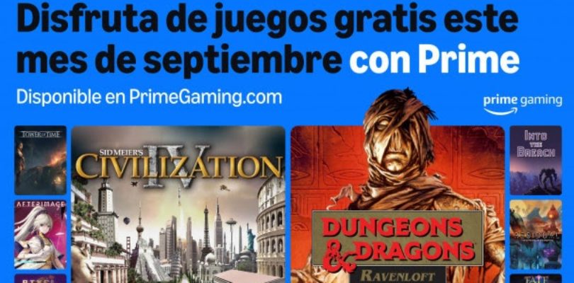Estos son los juegos gratis de septiembre incluidos con Amazon Prime Gaming