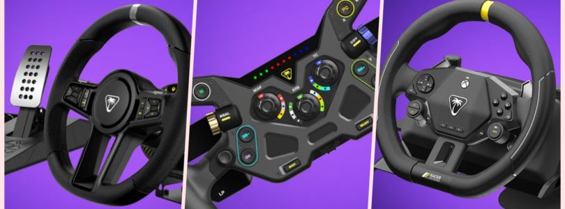 Los tres nuevos accesorios para juegos de carreras de Turtle Beach, ya están disponibles