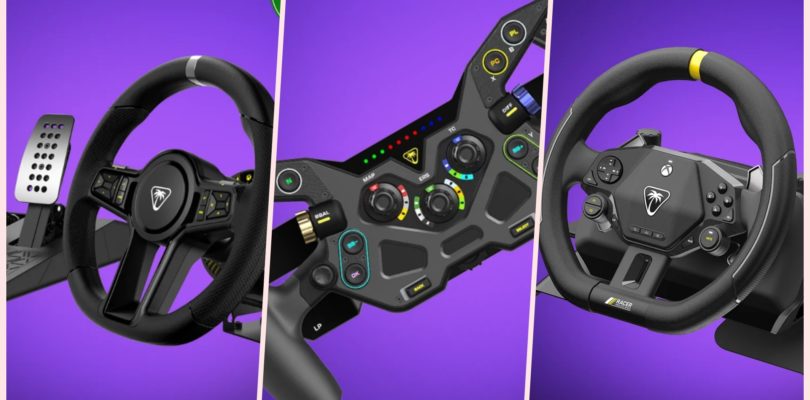 Los tres nuevos accesorios para juegos de carreras de Turtle Beach, ya están disponibles