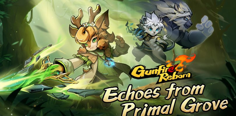 Gunfire Reborn recibe «Echoes from Primal Grove»: Dos héroes, cuatro armas y un fin de semana gratuito en Steam