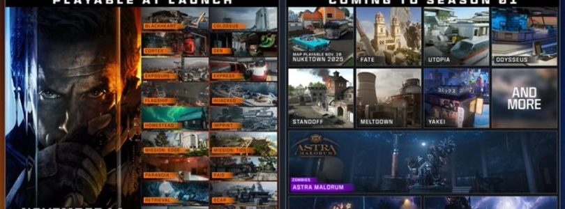 Confirmado el contenido de la Temporada 01 de Call of Duty: Black Ops 7