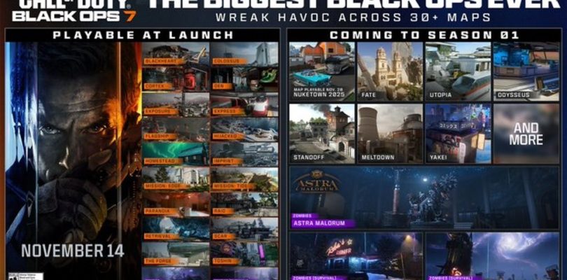 Confirmado el contenido de la Temporada 01 de Call of Duty: Black Ops 7