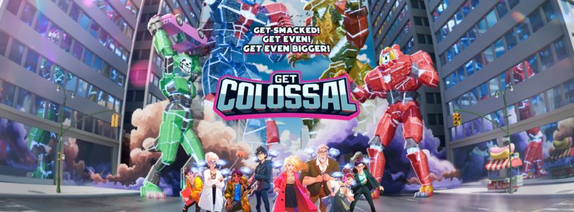 Robots gigantes, edificios derrumbándose y carritos de perritos calientes — Get Colossal es el caos de fiesta en su máxima expresión