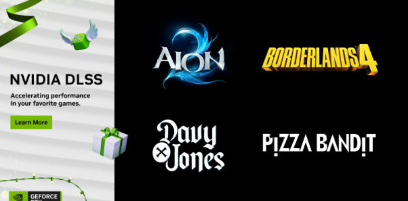 NVIDIA anuncia recompensas para Borderlands 4 y la llegada de DLSS a AION2, Pizza Bandit y DAVY x JONES