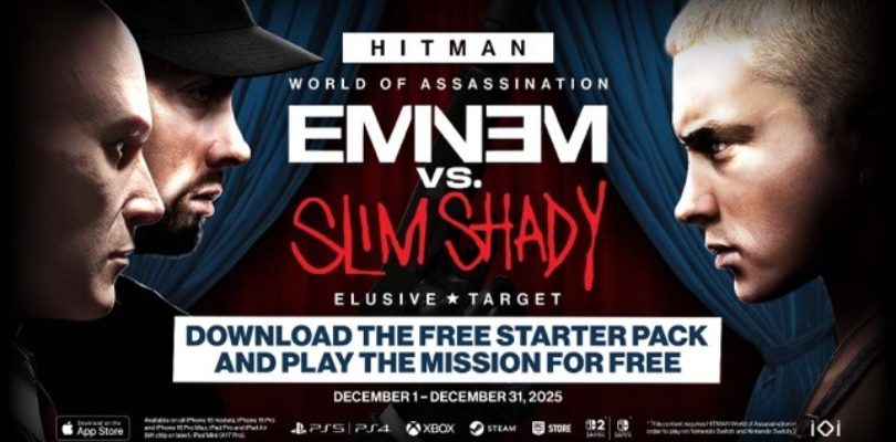 El icónico rapero Eminem llega a HITMAN World of Assassination en una nueva misión de Objetivo Escurridizo. Ya disponible gratuitamente