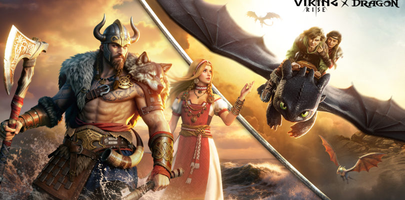 El juego de estrategia Viking Rise anuncia colaboración con «Cómo entrenar a tu dragón»