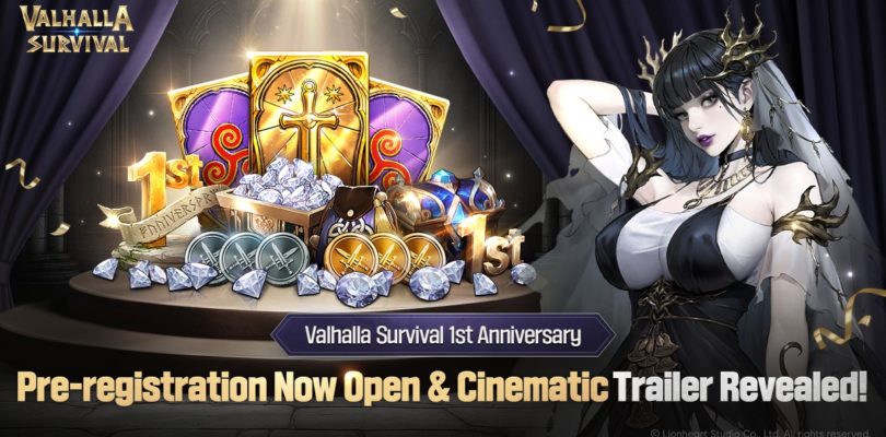 LIONHEART STUDIO lanza la campaña de prerregistro por el primer aniversario de Valhalla Survival y presenta un nuevo vídeo cinemático