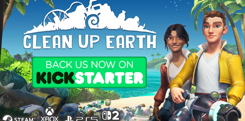 Clean Up Earth llega a Kickstarter: un relajante juego cooperativo que convierte las limpiezas virtuales en impacto real