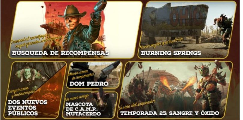 El doblaje del necrófago llega a Fallout 76: Burning Springs