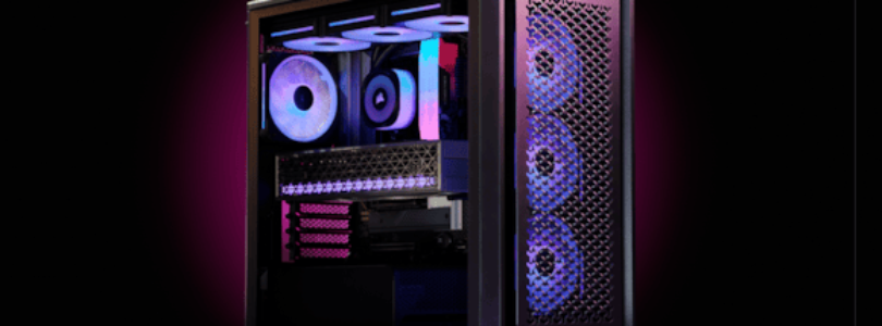 CORSAIR presenta una edición limitada de los chasis FRAME 4000D Nova y Galaxy con acabados que cambian de color