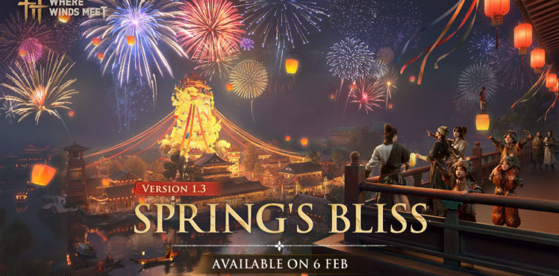 Where Winds Meet lanza la versión 1.3 “Spring’s Bliss” el 6 de febrero