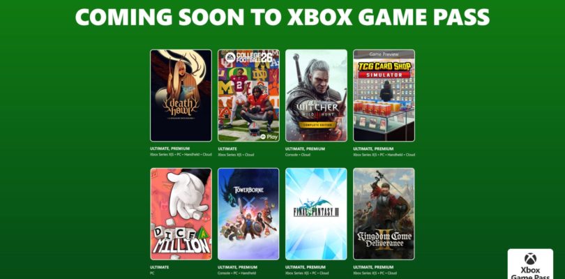 Xbox Game Pass pisa el acelerador: The Witcher 3, Kingdom Come II y Avatar encabezan las próximas novedades