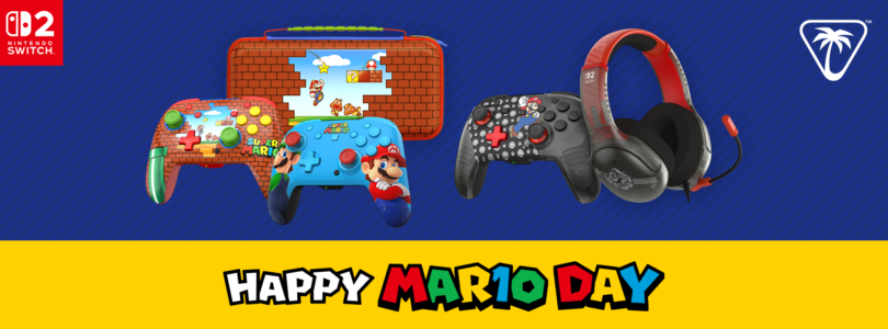 Celebra el MARIO DAY con Turtle Beach