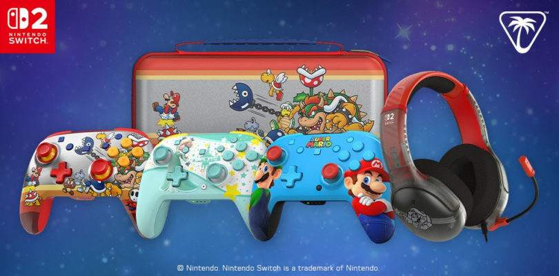 Turtle Beach amplía su gama de periféricos de Super Mario con nuevos mandos y accesorios para Nintendo Switch 2