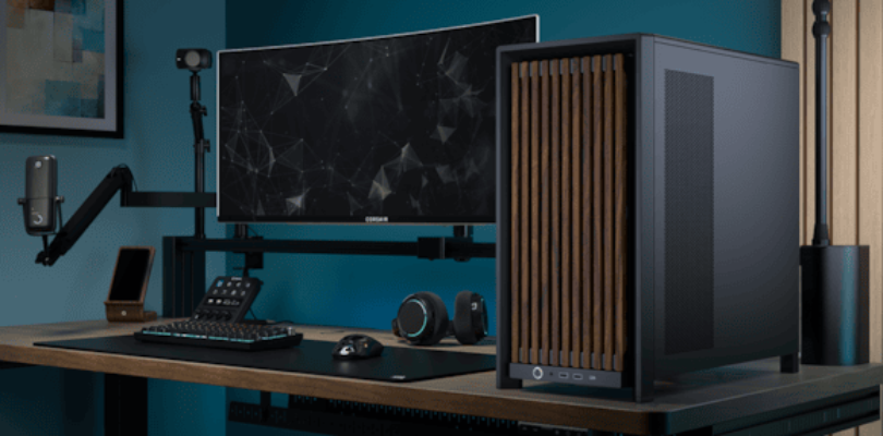 CORSAIR amplía su popular gama de chasis de la serie FRAME con las nuevas semitorres FRAME 4000X RS y FRAME 4000D WOOD RS