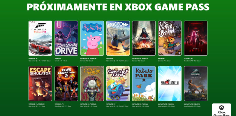 Próximamente en XBOX Game Pass: Forza Horizon 6, Escape Simulator, Jurassic World Evolution 3 y mucho más.
