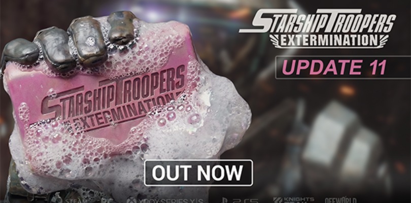 Starship Troopers: Extermination recibe la actualización 11 con duchas de campaña, progresión diaria y mejoras de rendimiento