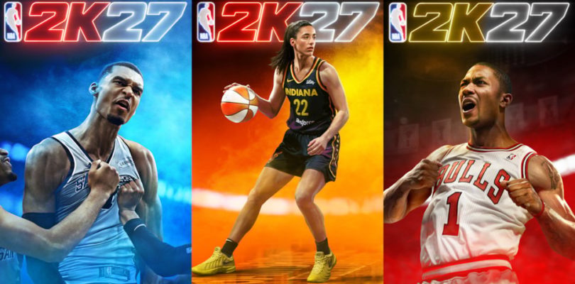 Desvelados los atletas de portada de NBA® 2K27: Victor Wembanyama, Caitlin Clark, y Derrick Rose