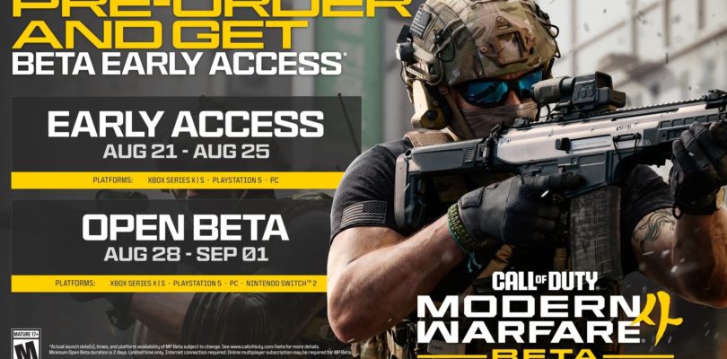 Modern Warfare 4: fechas de la Beta abierta, Call of Duty: NEXT, resumen del Fanatics Fest y bonus del camuflaje de armas serializado por reserva anticipada