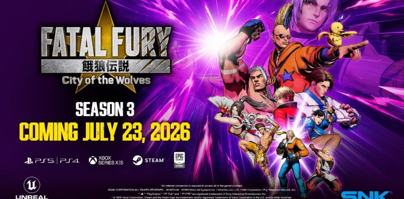 FATAL FURY: City of the Wolves estrenará la Temporada 3 el 23 de julio con nuevos luchadores mensuales