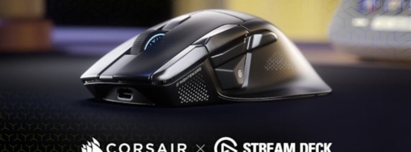 CORSAIR amplía el ecosistema Stream Deck con NIGHTSWORD v2 WIRELESS SD, el primer ratón para juegos con un botón de inicio dedicado para Stream Deck