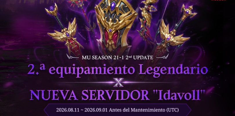 MU Online recibe la segunda actualización de la Temporada 21-1 con una nueva zona de caza, equipo legendario y servidor