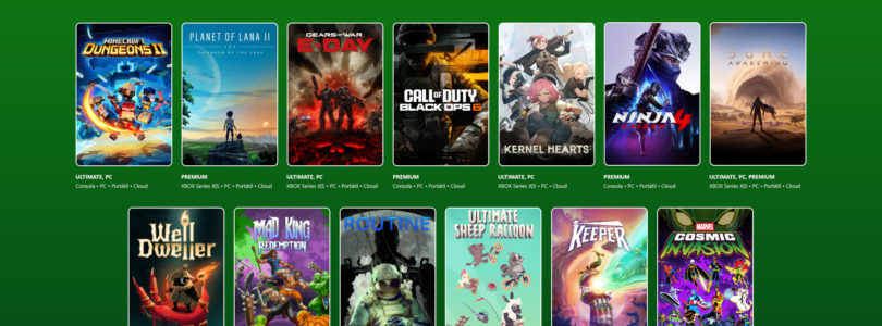 Próximamente en XBOX Game Pass: Gears of War: E-Day, Minecraft Dungeons II, Dune: Awakening y mucho más