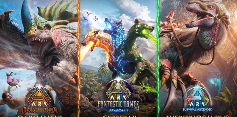 ARK: Survival Ascended recibe tres nuevas criaturas con Gargantar, Cerberax y la renovación del Therizinosaurus