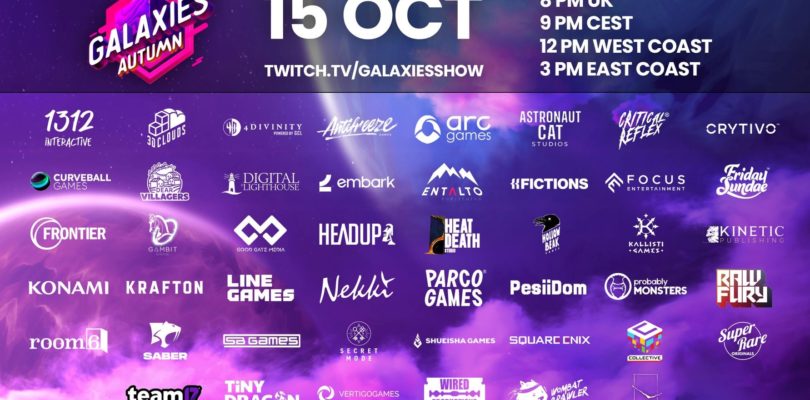 Galaxies Autumn Showcase reunirá a más de 40 estudios y editoras el 15 de octubre